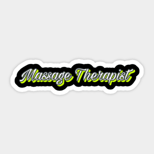 Massage Therapist Sticker